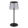 Globo - LED регулируема външна настолна лампа с докосване LED/1,8W/5V IP44 1800 mAh черна/димчена