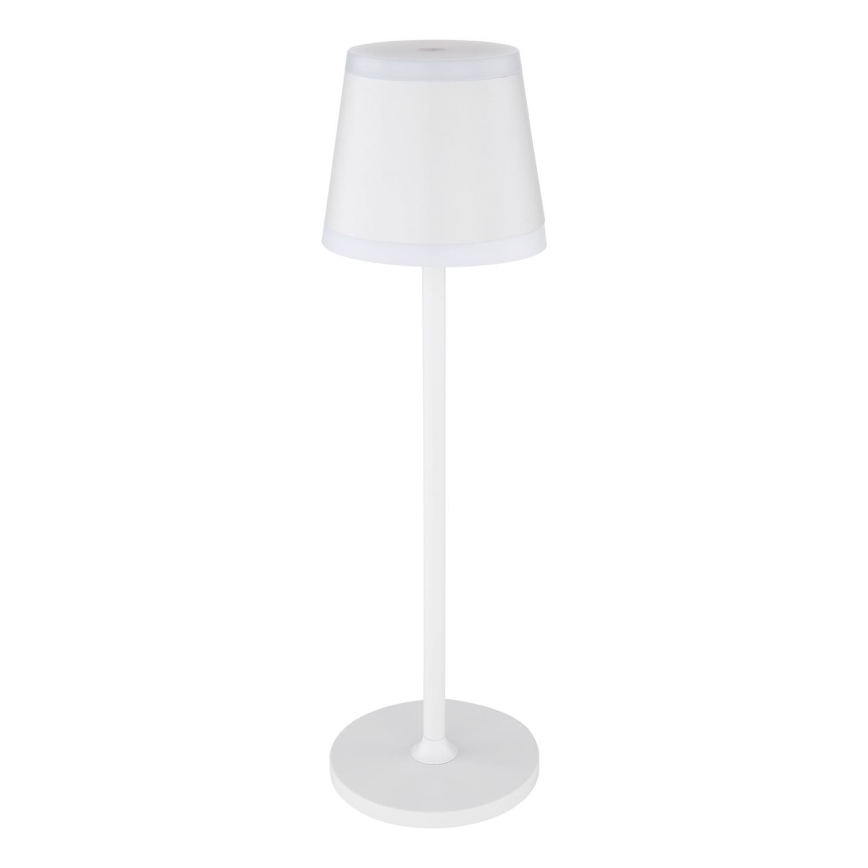 Globo - LED регулируема зареждаща се настолна лампа с докосване LED/4,6W/230V 1800 mAh USB IP54 бяла