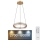 Globo - LED регулируема кристална полилей на кабел LED/36W/230V 2700K-6000K + дистанционно управление