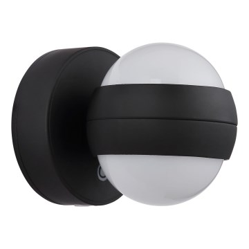 Globo - LED регулируемо зареждащо се сензорно стенен осветител LED/1,4W/5V 1800 mAh черен