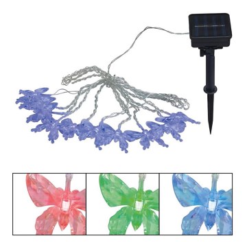 Globo - LED RGB Декоративни лампички 10xLED/0,06W/3,2V 470 см IP44