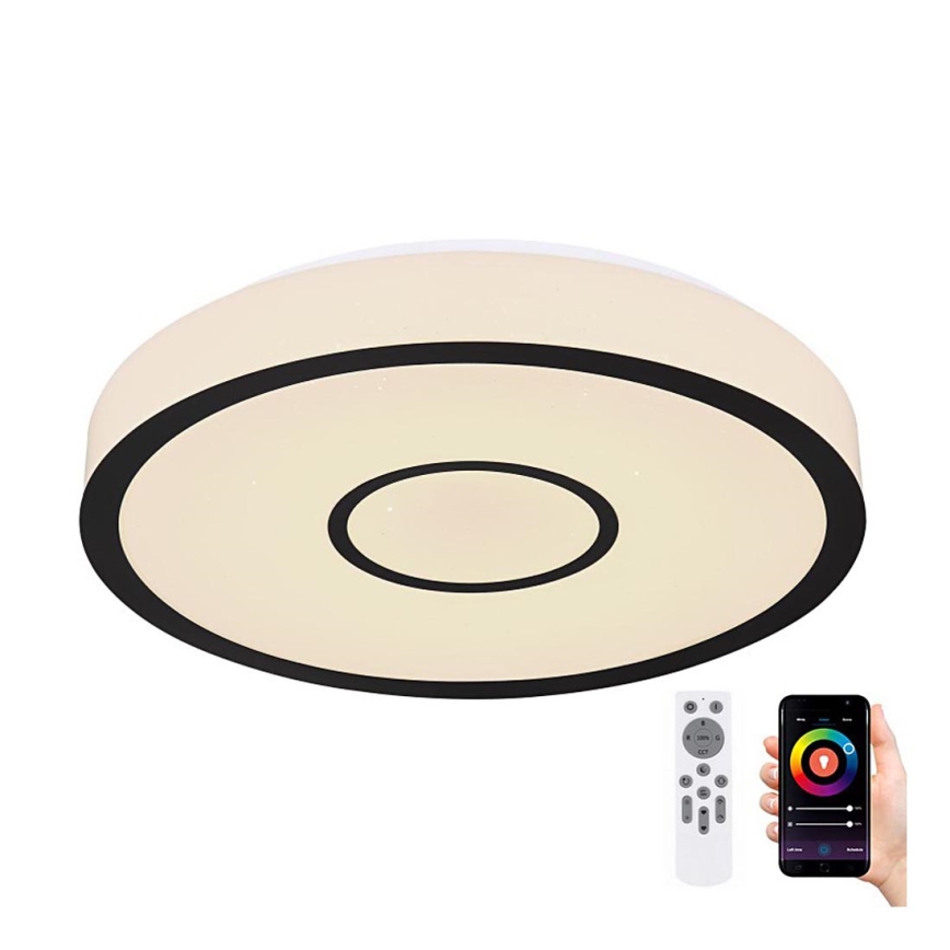 Globo - LED RGB Димируем плафон за баня LED/30W/230V IP44 Wi-Fi Tuya + дистанционно управление