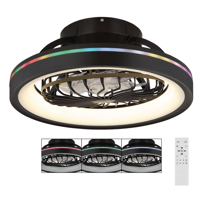 Globo - LED RGB Димируем таван вентилатор LED/40W/230V 2700-6500K + дистанционно управление