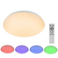 Globo - LED RGB Димируема Лампа за таван 1xLED/12W/230V + 1xLED/3W