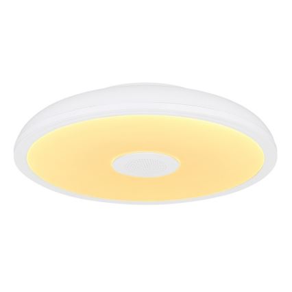 Globo - LED RGBW Димируема лампа за баня с високоговорител LED/18W/230V 3000-6500K IP44 + дистанционно управление