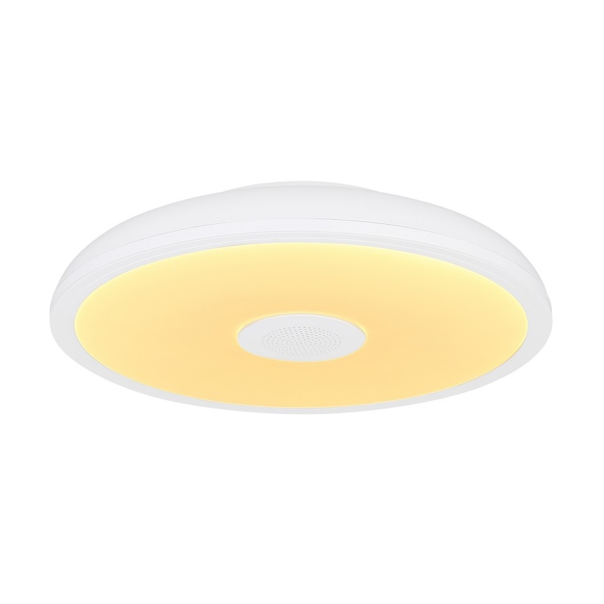 Globo - LED RGBW Димируема лампа за баня с високоговорител LED/18W/230V 3000-6500K IP44 + дистанционно управление