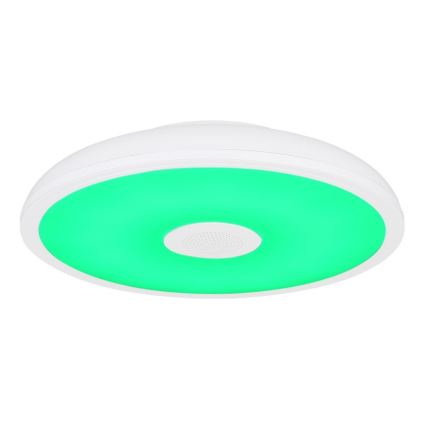 Globo - LED RGBW Димируема лампа за баня с високоговорител LED/18W/230V 3000-6500K IP44 + дистанционно управление