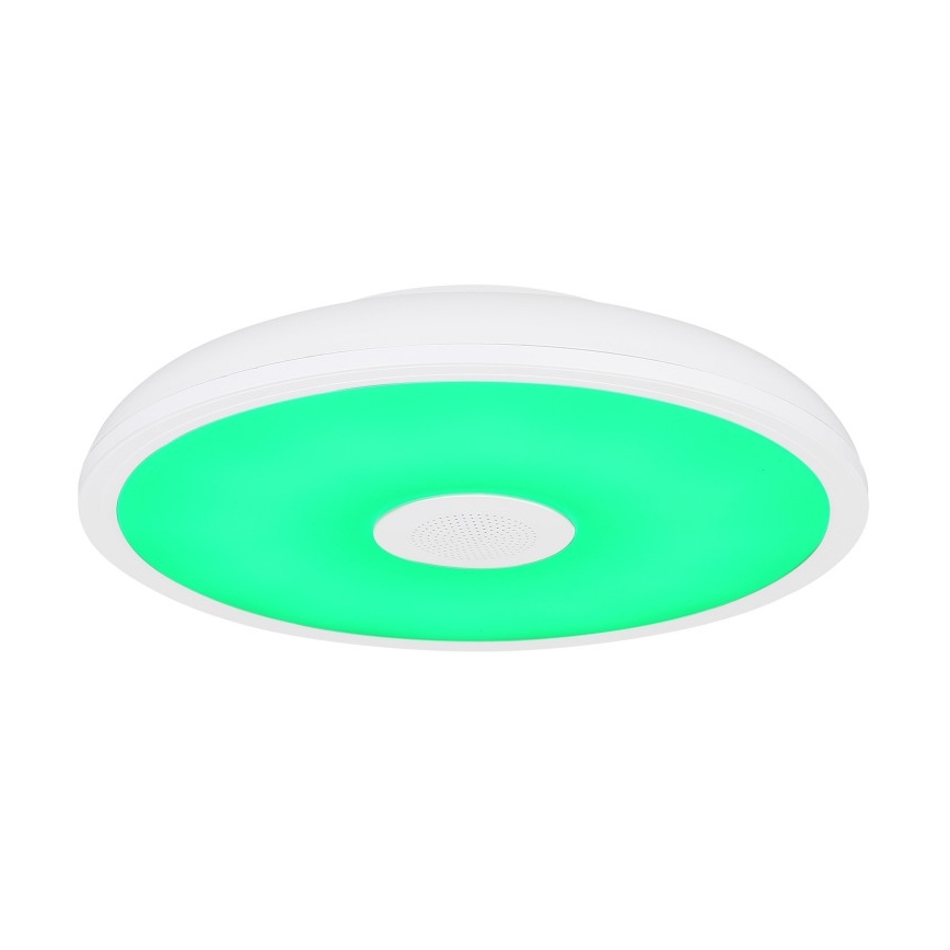 Globo - LED RGBW Димируема лампа за баня с високоговорител LED/18W/230V 3000-6500K IP44 + дистанционно управление