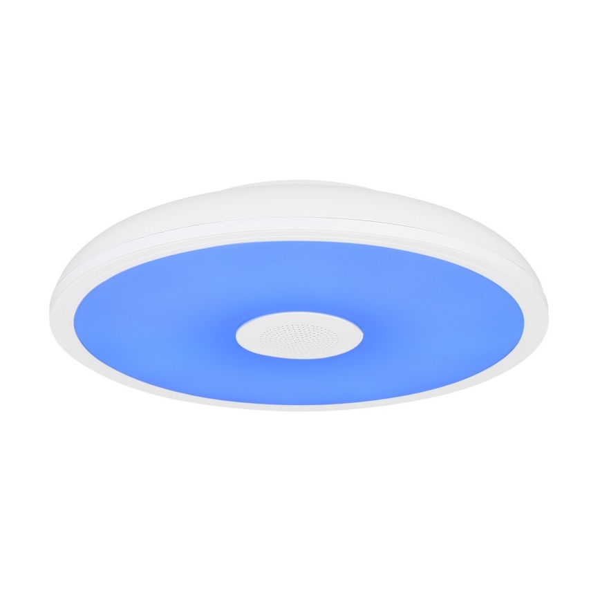 Globo - LED RGBW Димируема лампа за баня с високоговорител LED/18W/230V 3000-6500K IP44 + дистанционно управление