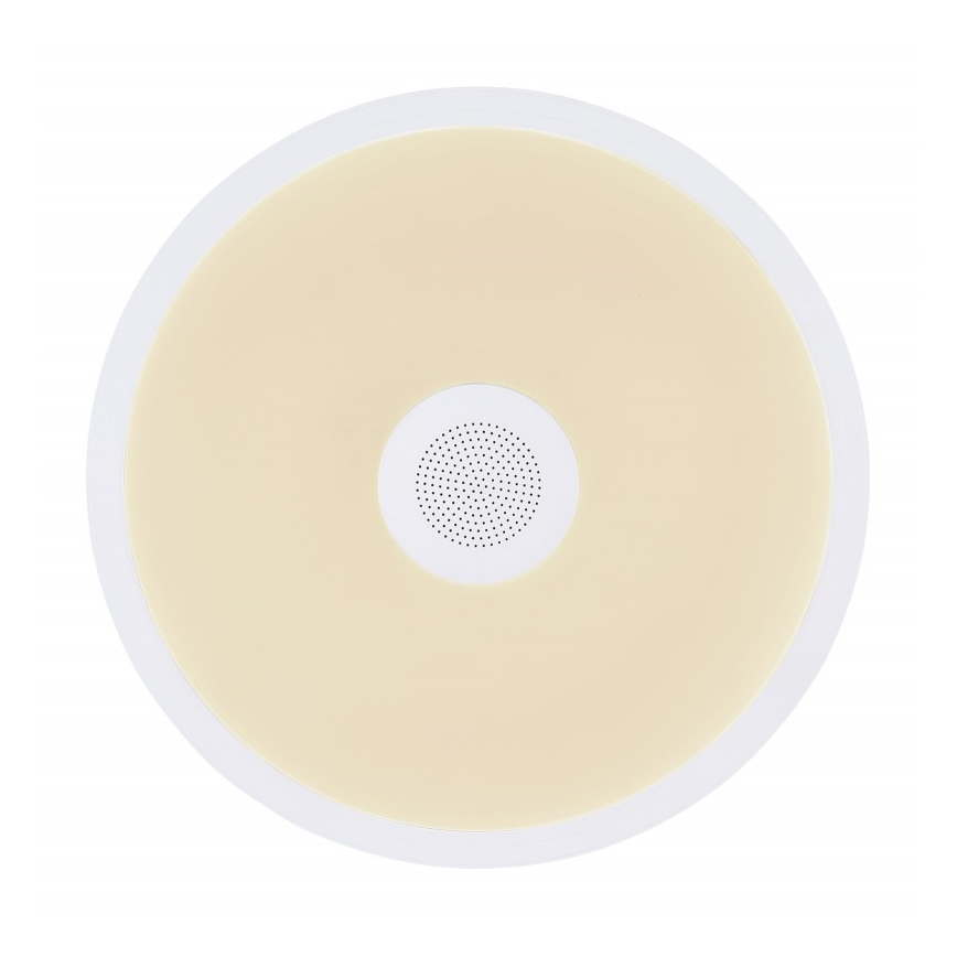 Globo - LED RGBW Димируема лампа за баня с високоговорител LED/18W/230V 3000-6500K IP44 + дистанционно управление