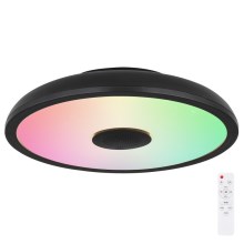 Globo - LED RGB Лампа за баня с високоговорител LED/18W/230V IP44 + дистанционно