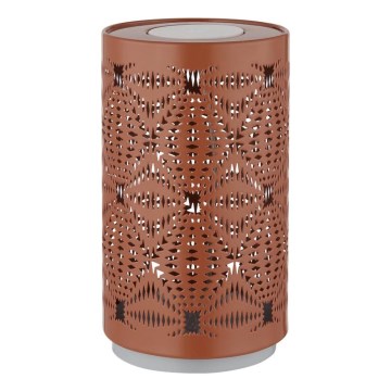 Globo - LED RGB Сензорен акумулаторен настолна лампа LED/1W/5V 500 mAh меден