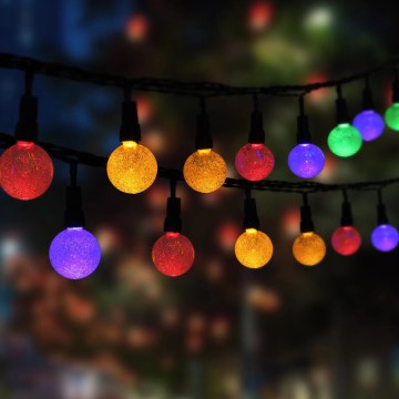 Globo - LED RGB Соларен верига 20xLED/0,06W/3V 770 см IP44
