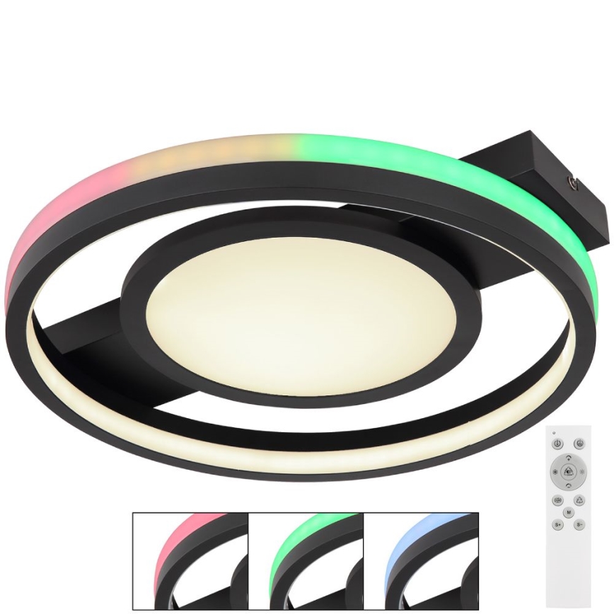 Globo - LED RGBW Димируем плафон LED/40W/230V 3000-6500K + дистанционно управление