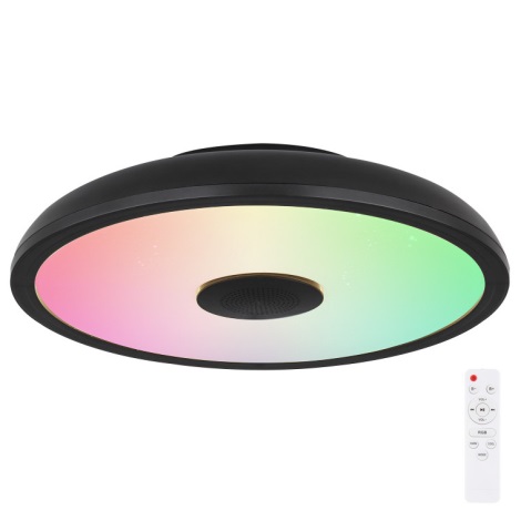 Globo - LED RGBW Димируема лампа за баня с високоговорител LED/18W/230V IP44 + дистанционно управление