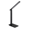 Globo - LED Сензорна димируема акумулаторна настолна лампа LED/5W/5V 2700/4000/6500K 1800 mAh черен