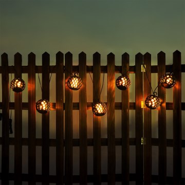 Globo - LED Соларен декоративни лампички 98xLED/0,1W/3V 410 см IP44