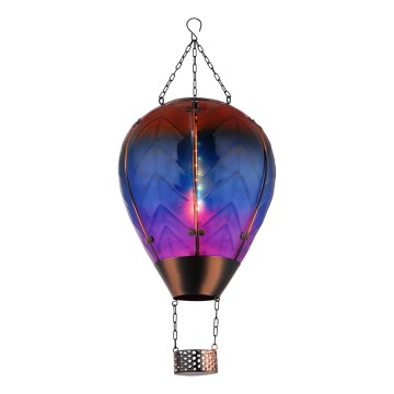 Globo - LED Соларна декорация с висулка 24xLED/0,2W/3V IP44 летящ балон
