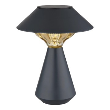 Globo - LED соларна лампа 10xLED/0,06W/1,2V IP44 600 mAh черна