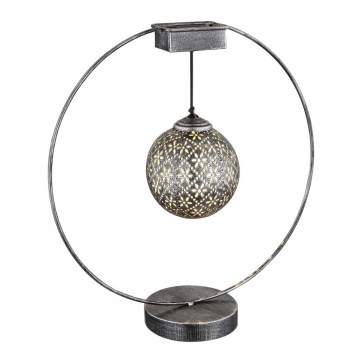 Globo - LED Соларна лампа LED/0,06W/1,2V сребрист IP44