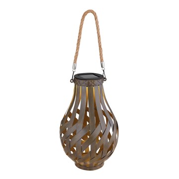 Globo - LED Соларна лампа LED/0,06W/3V IP44 бамбук