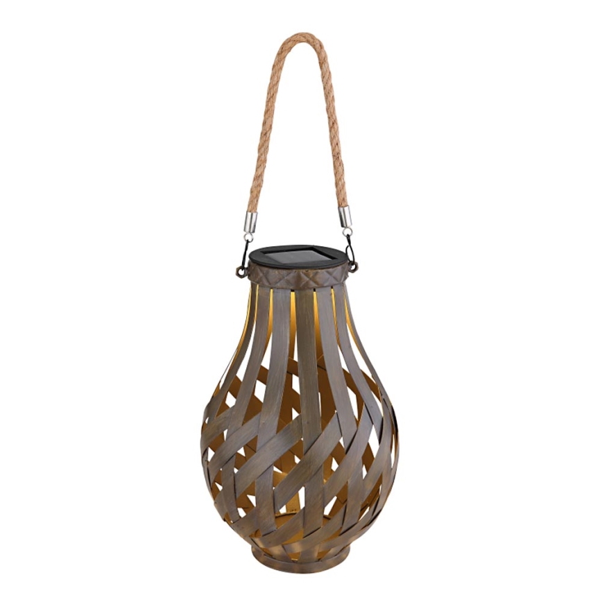Globo - LED Соларна лампа LED/0,06W/3V IP44 бамбук