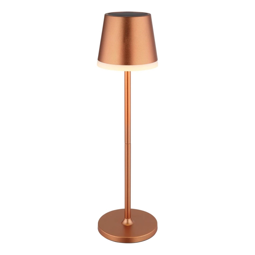 Globo - LED Соларна лампа LED/0,6W/3V 3000K IP44 меден