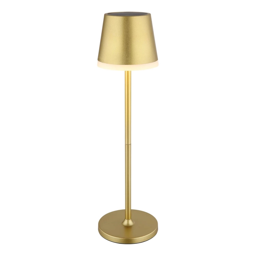 Globo - LED Соларна лампа LED/0,6W/3V 3000K IP44 златист