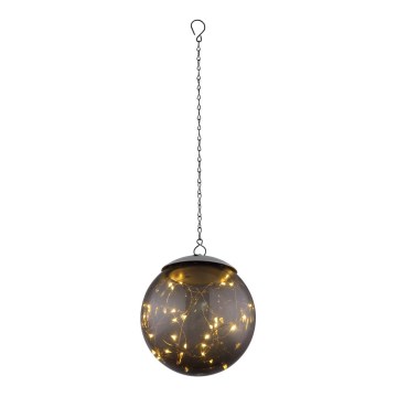 Globo - LED соларна верижна лампа 20xLED/0,06W/1,2V пр. 15 см IP44 600 mAh