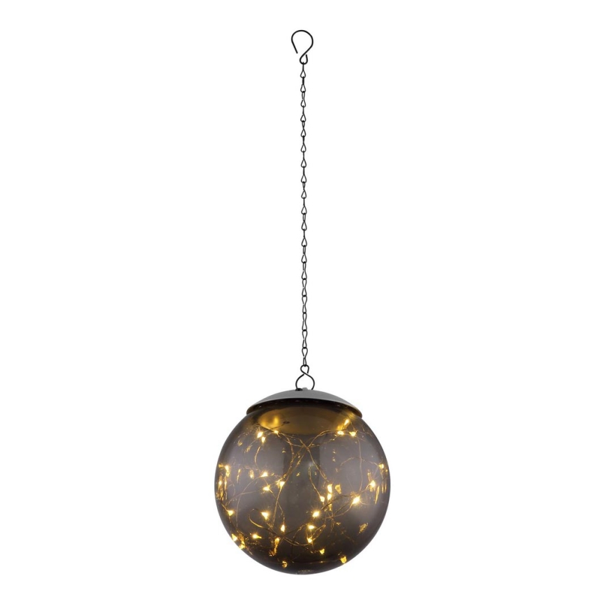 Globo - LED соларна верижна лампа 20xLED/0,06W/1,2V пр. 15 см IP44 600 mAh