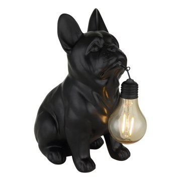 Globo - LED соларно осветително тяло LED/3V IP44 300 mAh черно куче