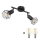 Globo - LED Спот 2xE14/6W/230V черен