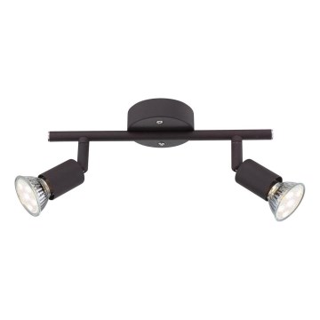 Globo - LED Спот 2xGU10/3W/230V черен