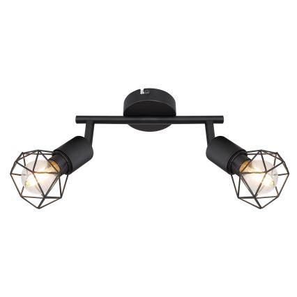 Globo - LED Спот 2xE14/6W/230V черен