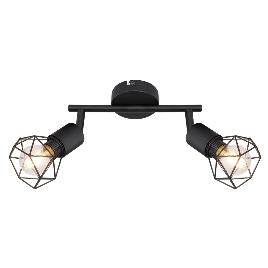 Globo - LED Спот 2xE14/6W/230V черен