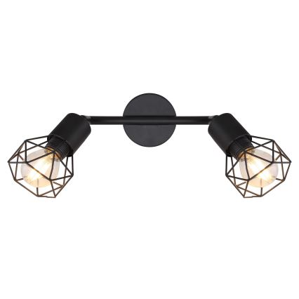 Globo - LED Спот 2xE14/6W/230V черен