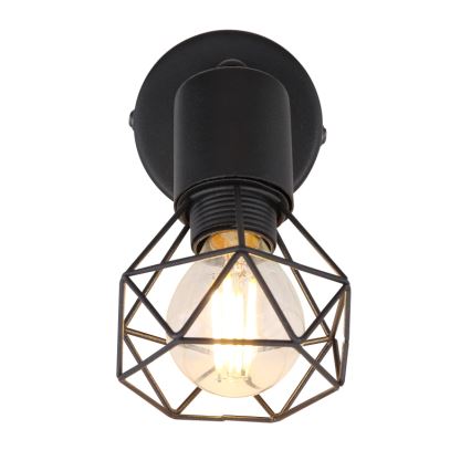 Globo - LED Стенен спот 1xE14/6W/230V черен