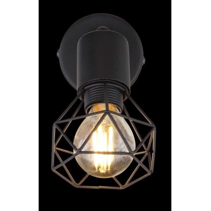 Globo - LED Стенен спот 1xE14/6W/230V черен