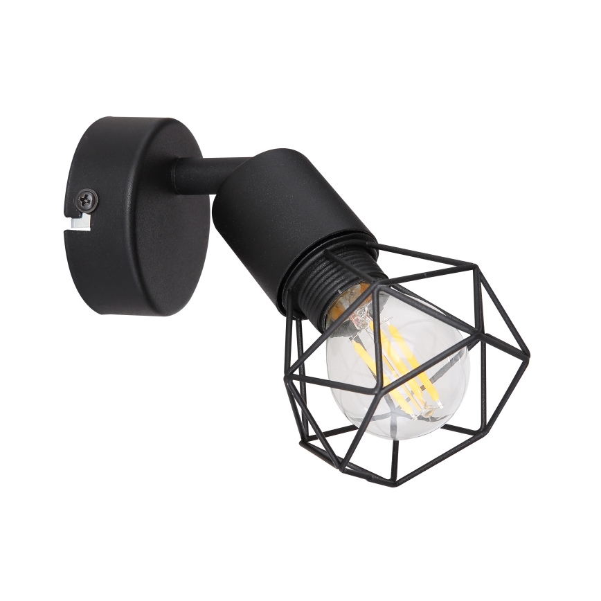 Globo - LED Стенен спот 1xE14/6W/230V черен