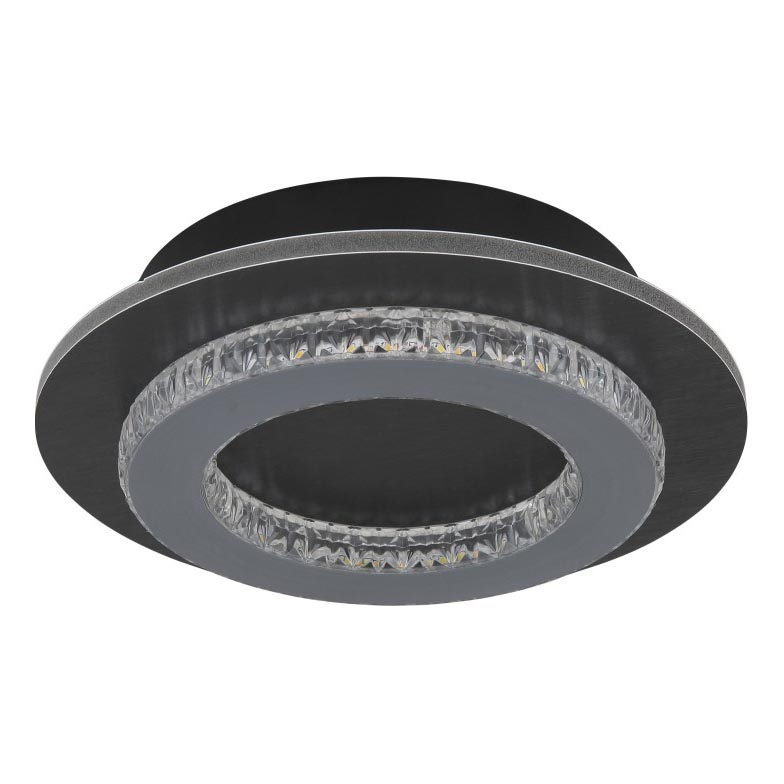 Globo - LED таванно осветително тяло LED/12W/230V 3000/4000/6500K Ø 20 см антрацит