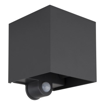 Globo - LED външно стенно осветително тяло със сензор 2xLED/3W/230V IP54