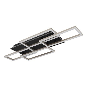 Globo - LED затъмняемо таванно осветително тяло LED/40W/230V 2700-6500K 32,5x87,5 cm черно + дистанционно управление