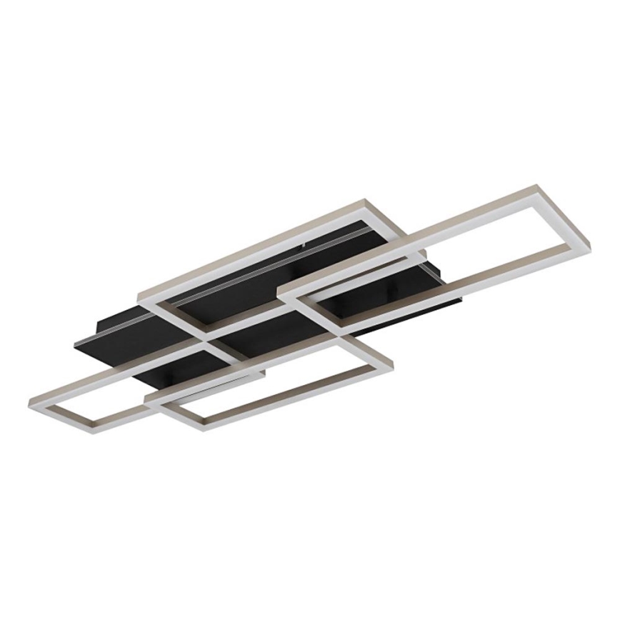 Globo - LED затъмняемо таванно осветително тяло LED/40W/230V 2700-6500K 32,5x87,5 cm черно + дистанционно управление