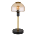 Globo - Маса докосване лампа 1xE14/25W/230V черен/златист