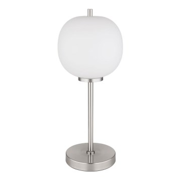 Globo - Настолна лампа 1xE14/40W/230V матов хром