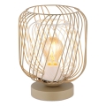 Globo - Настолна лампа 1xE27/40W/230V бежова/бяла