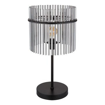 Globo - Настолна лампа 1xE27/60W/230V диаметър 30 см черна