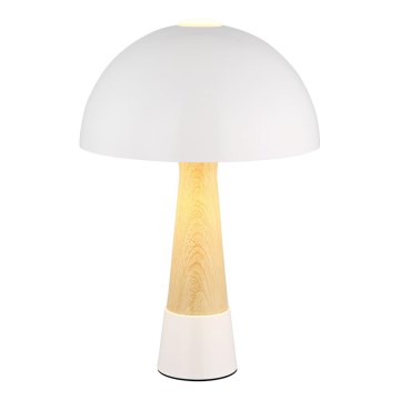 Globo - настолна лампа 1xE27ILLU/40W/230V бяла