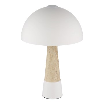 Globo - Настолна лампа 1xE27ILLU/40W/230V кремава