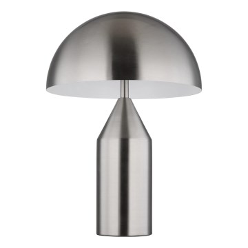 Globo - Настолна лампа 2xE27/40W/230V матов хром